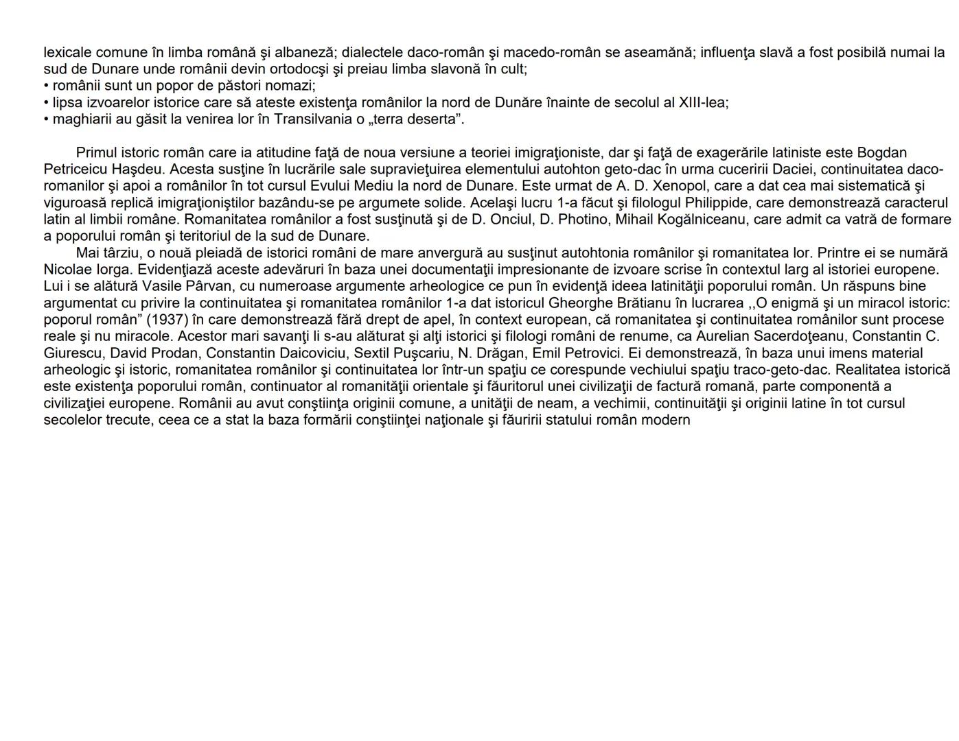 ## Tema 1. Romanitatea românilor în viziunea istoricilor
### 1. Etnogeneza românească
* „Geţii şi dacii reprezintă acelaşi popor deoarec