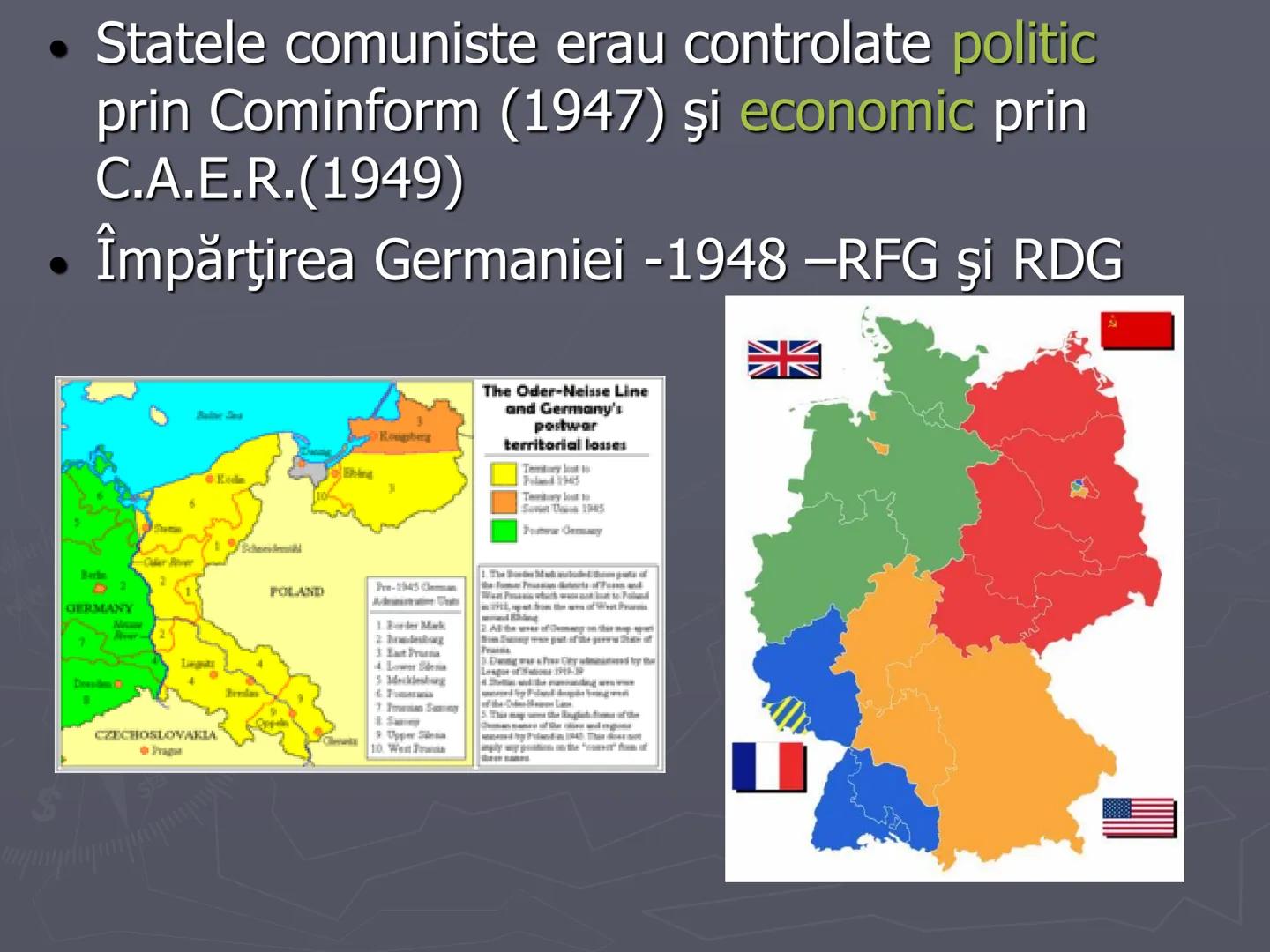 # Razboiul
# Rece
1947-1991 Războiul Rece (1947-1991) a fost
o confruntare deschisă, nonmilitară şi
limitată, care s-a dezvoltat
după Al D
