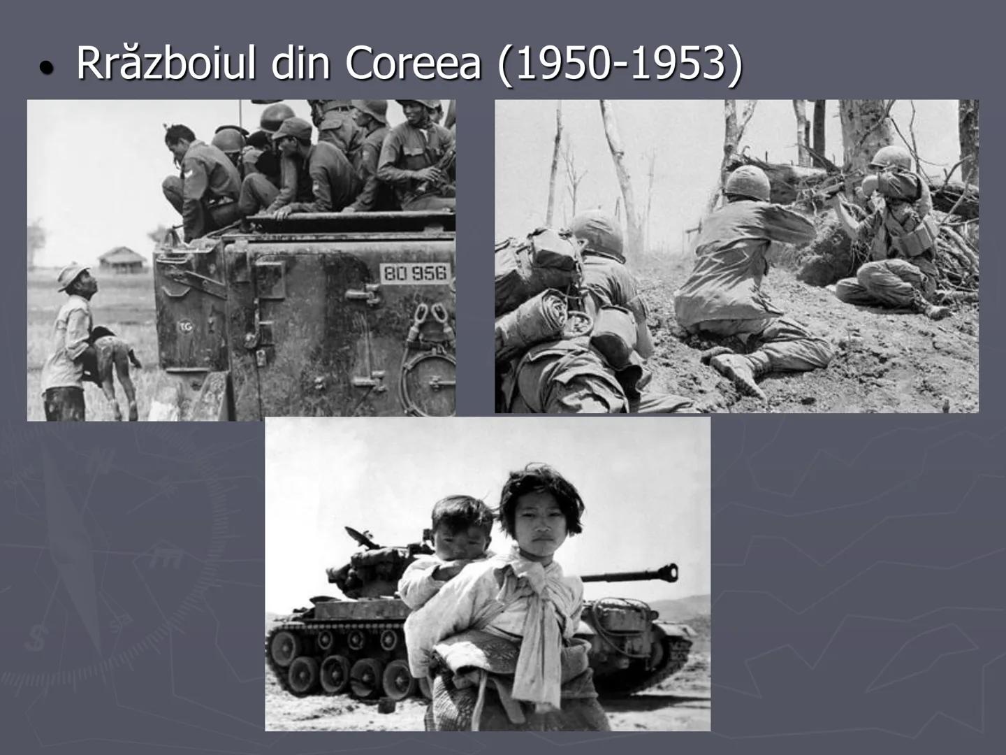 # Razboiul
# Rece
1947-1991 Războiul Rece (1947-1991) a fost
o confruntare deschisă, nonmilitară şi
limitată, care s-a dezvoltat
după Al D