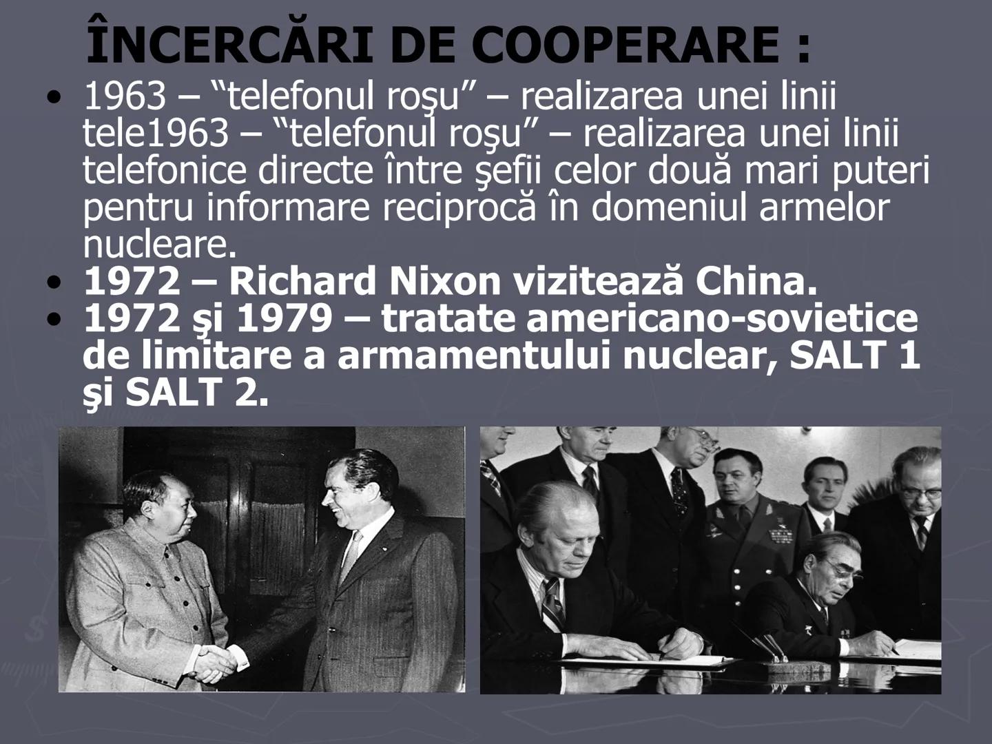 # Razboiul
# Rece
1947-1991 Războiul Rece (1947-1991) a fost
o confruntare deschisă, nonmilitară şi
limitată, care s-a dezvoltat
după Al D