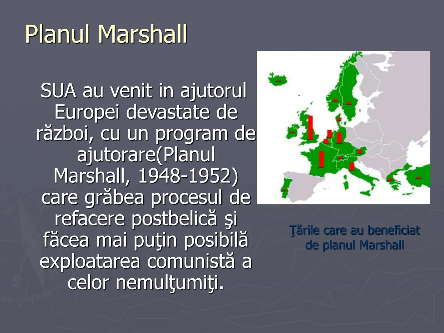 # Razboiul
# Rece
1947-1991 Războiul Rece (1947-1991) a fost
o confruntare deschisă, nonmilitară şi
limitată, care s-a dezvoltat
după Al D