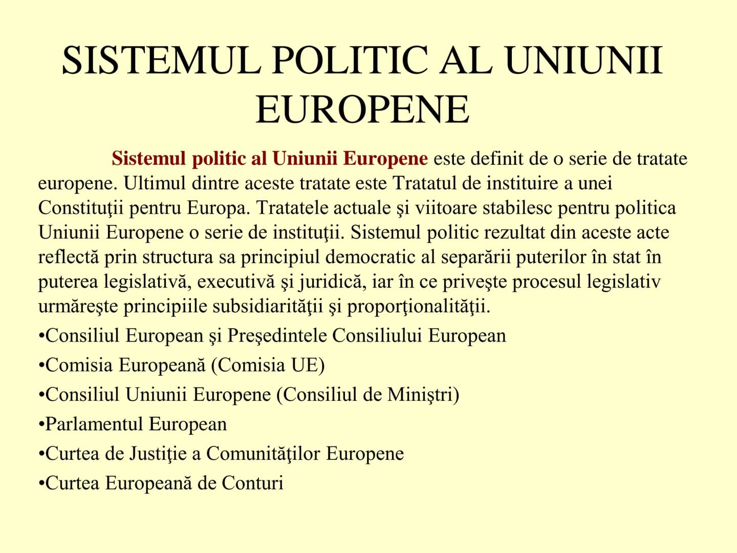 EUROPA CONTEMPORANA:
unitate, diversitate si integrare # EUROPA CONTEMPORANA:
unitate, diversitate si integrare
Fundamentele civilizatiei e