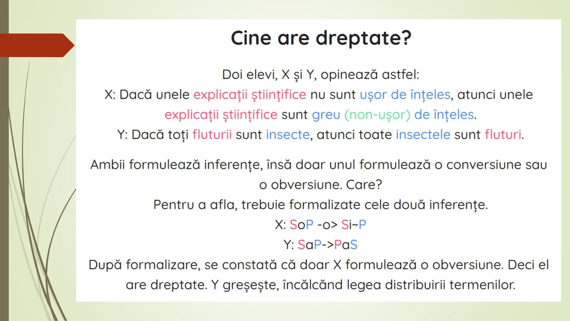 Teorie Logică @ Bacalaureat
Conţinut:
Termeni, Definire, Clasificare, Propoziții categorice, Raționamente (deductive,
inductive), Demonstra