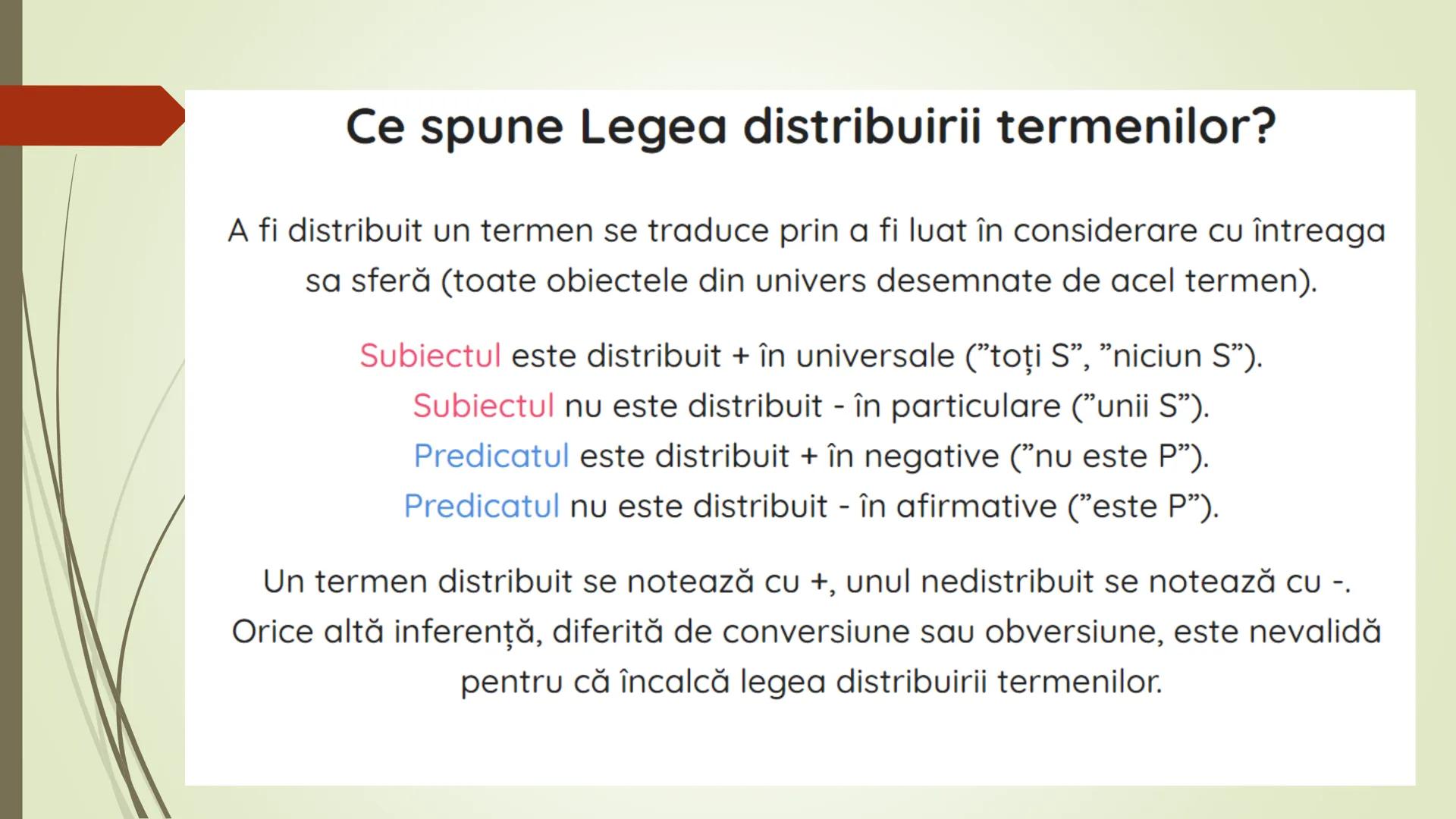 Teorie Logică @ Bacalaureat
Conţinut:
Termeni, Definire, Clasificare, Propoziții categorice, Raționamente (deductive,
inductive), Demonstra