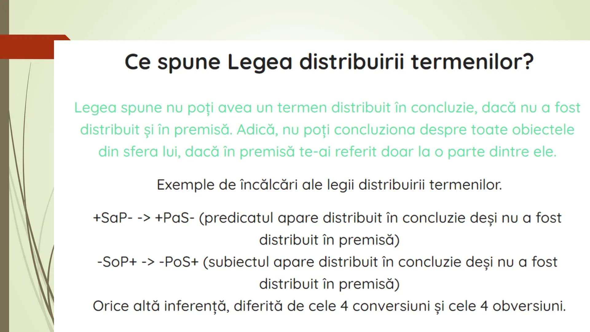 Teorie Logică @ Bacalaureat
Conţinut:
Termeni, Definire, Clasificare, Propoziții categorice, Raționamente (deductive,
inductive), Demonstra