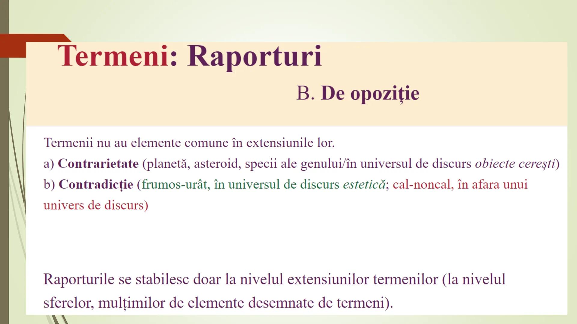 Teorie Logică @ Bacalaureat
Conţinut:
Termeni, Definire, Clasificare, Propoziții categorice, Raționamente (deductive,
inductive), Demonstra