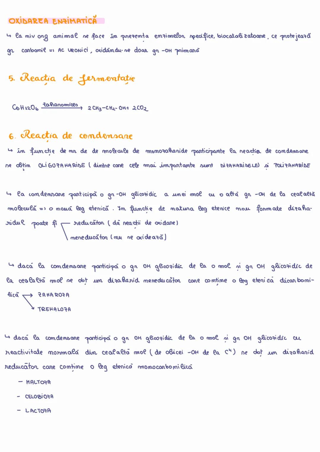 # 4 monozaharidele care prezintă la C cel mai depărtat de gr. carbonil o gr. -OH pe partea dreaptă aparțin seriei sterice D
# 5 triozele și