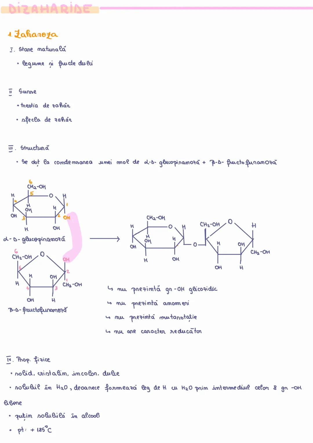 # 4 monozaharidele care prezintă la C cel mai depărtat de gr. carbonil o gr. -OH pe partea dreaptă aparțin seriei sterice D
# 5 triozele și
