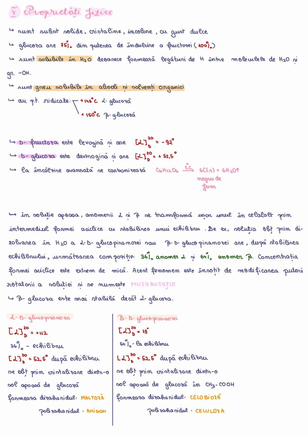 # 4 monozaharidele care prezintă la C cel mai depărtat de gr. carbonil o gr. -OH pe partea dreaptă aparțin seriei sterice D
# 5 triozele și