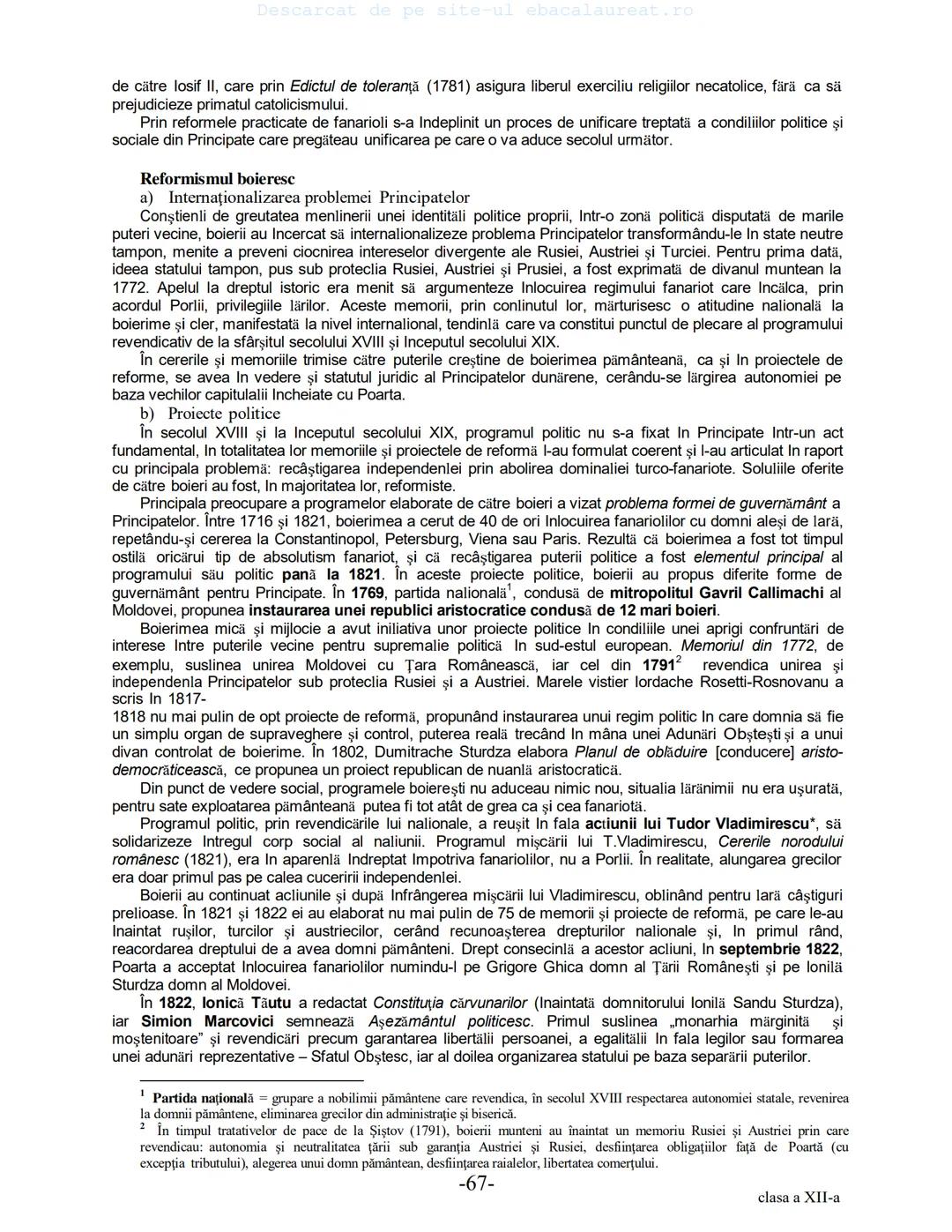 Descarcat de pe site-ul ebacalaureat.ro
Istorie
Sinteze
Bacalaureat
clasa a XII-a
(Descarcat de pe site-ul ebacalaureat.ro)
CUPRINS
Capitolu