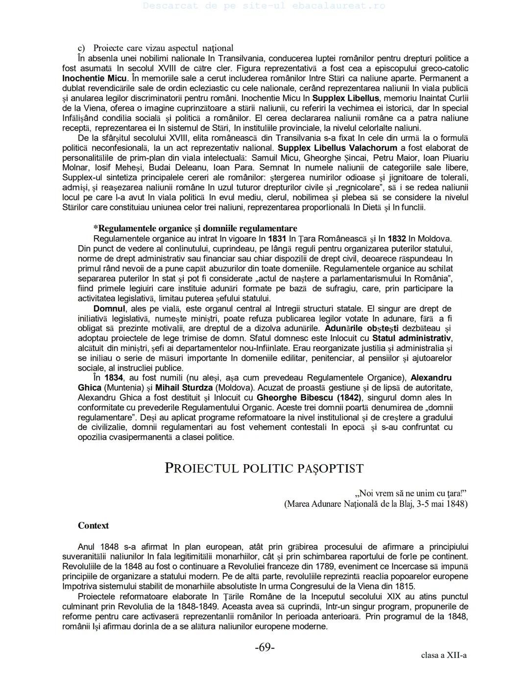 Descarcat de pe site-ul ebacalaureat.ro
Istorie
Sinteze
Bacalaureat
clasa a XII-a
(Descarcat de pe site-ul ebacalaureat.ro)
CUPRINS
Capitolu