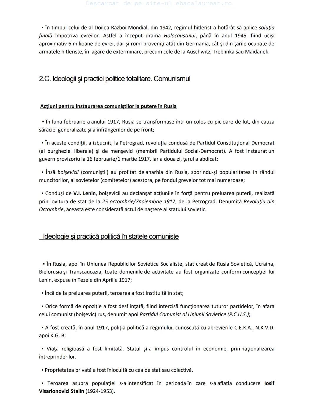 Descarcat de pe site-ul ebacalaureat.ro
Istorie
Sinteze
Bacalaureat
clasa a XII-a
(Descarcat de pe site-ul ebacalaureat.ro)
CUPRINS
Capitolu