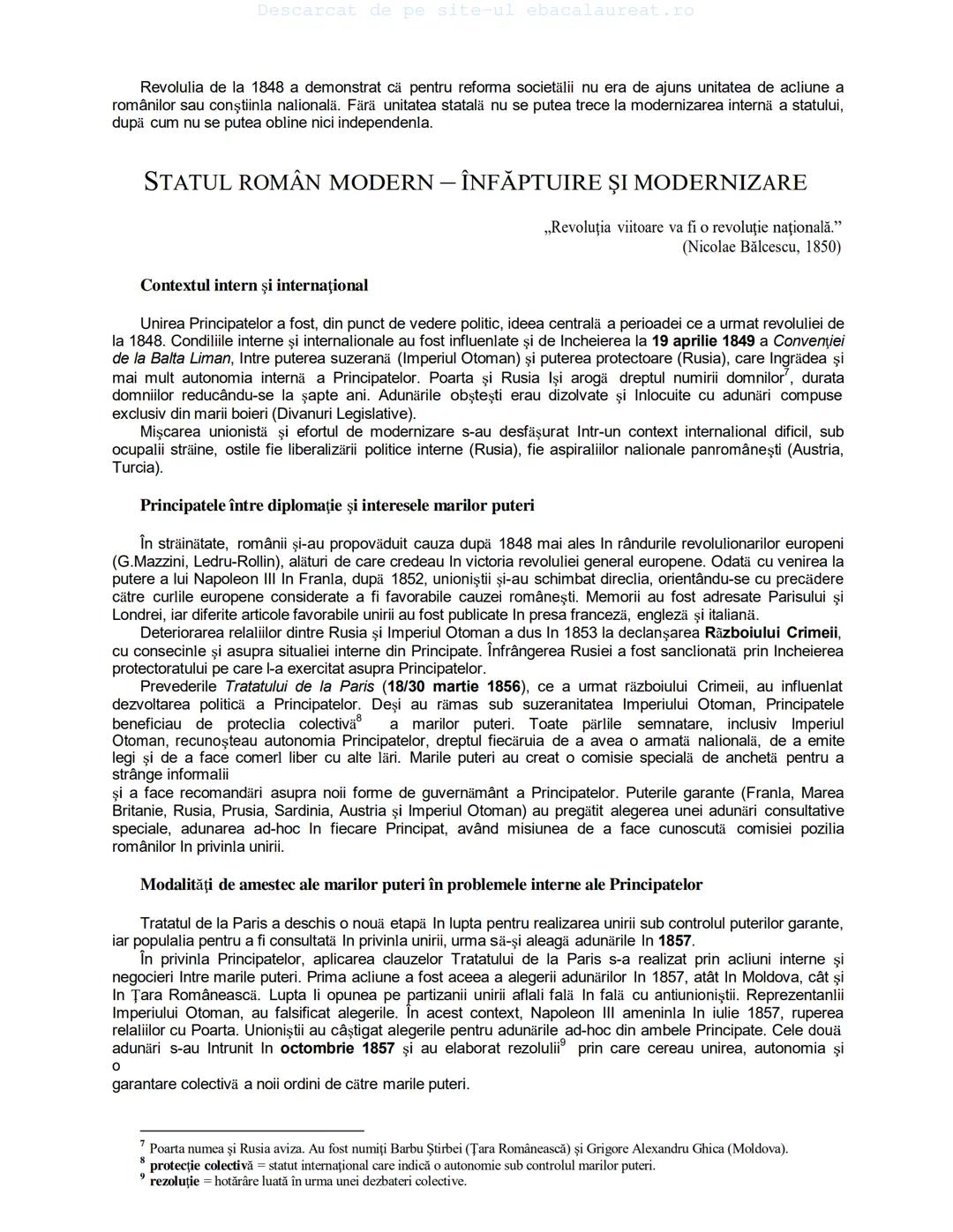 Descarcat de pe site-ul ebacalaureat.ro
Istorie
Sinteze
Bacalaureat
clasa a XII-a
(Descarcat de pe site-ul ebacalaureat.ro)
CUPRINS
Capitolu