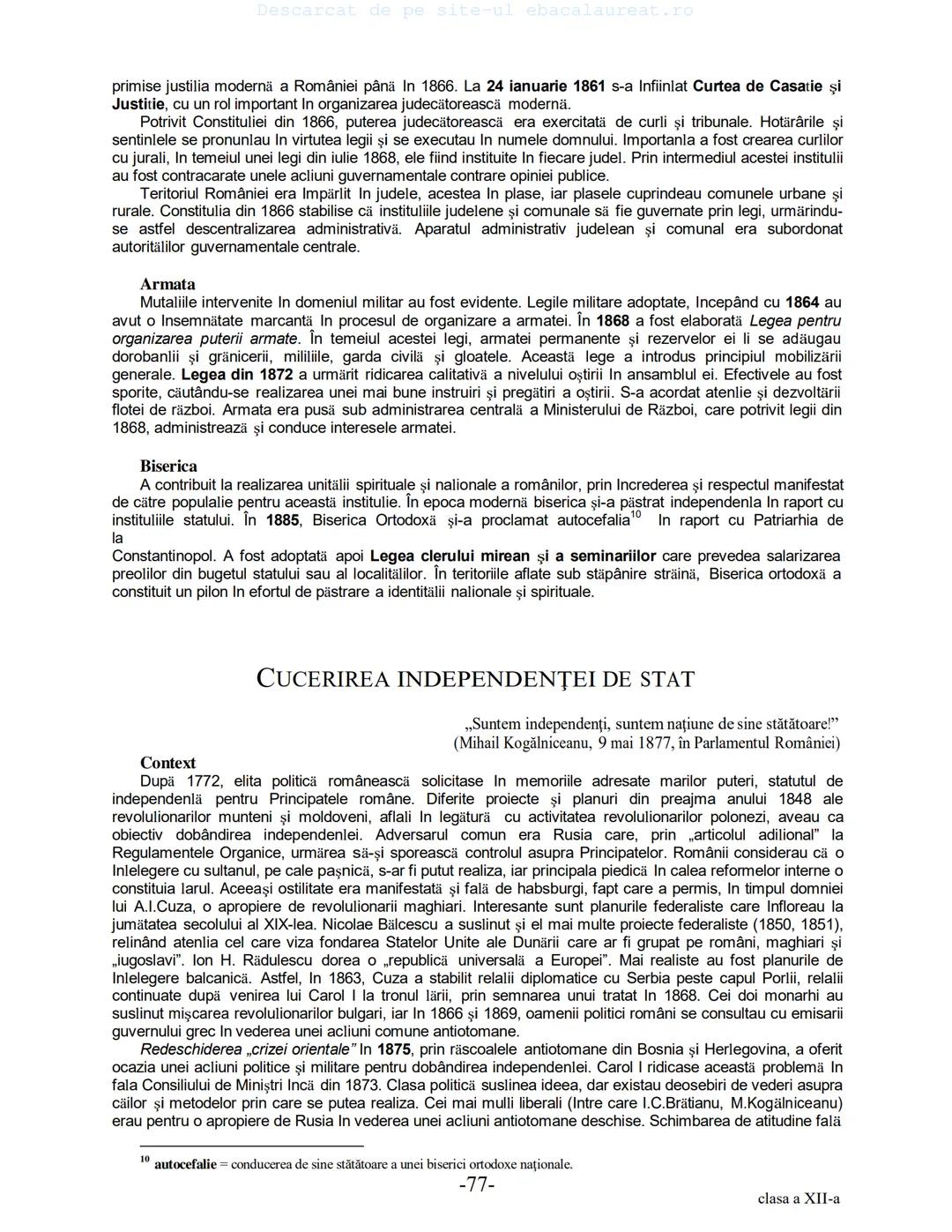 Descarcat de pe site-ul ebacalaureat.ro
Istorie
Sinteze
Bacalaureat
clasa a XII-a
(Descarcat de pe site-ul ebacalaureat.ro)
CUPRINS
Capitolu