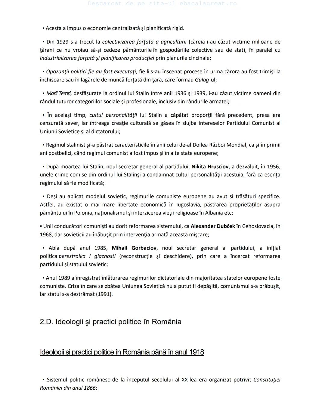 Descarcat de pe site-ul ebacalaureat.ro
Istorie
Sinteze
Bacalaureat
clasa a XII-a
(Descarcat de pe site-ul ebacalaureat.ro)
CUPRINS
Capitolu