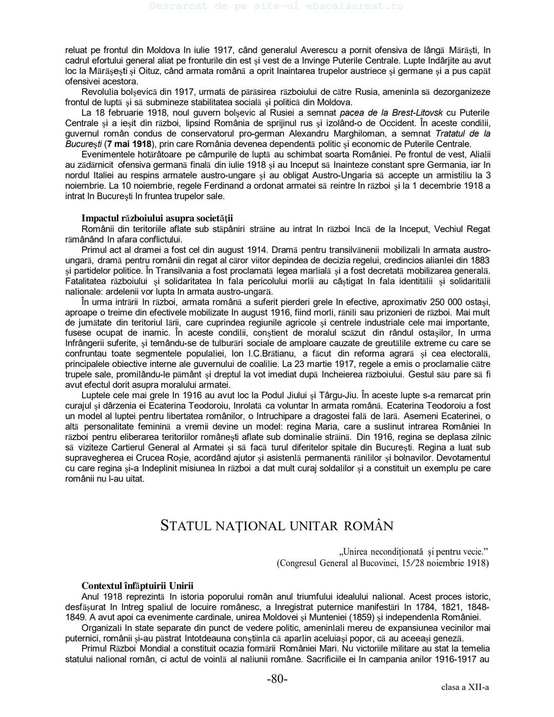 Descarcat de pe site-ul ebacalaureat.ro
Istorie
Sinteze
Bacalaureat
clasa a XII-a
(Descarcat de pe site-ul ebacalaureat.ro)
CUPRINS
Capitolu