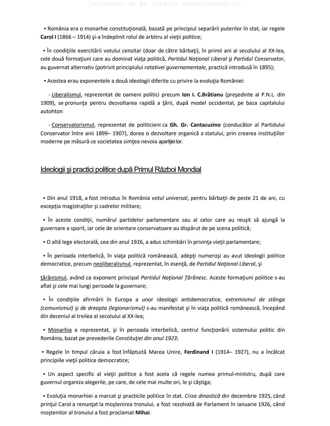 Descarcat de pe site-ul ebacalaureat.ro
Istorie
Sinteze
Bacalaureat
clasa a XII-a
(Descarcat de pe site-ul ebacalaureat.ro)
CUPRINS
Capitolu