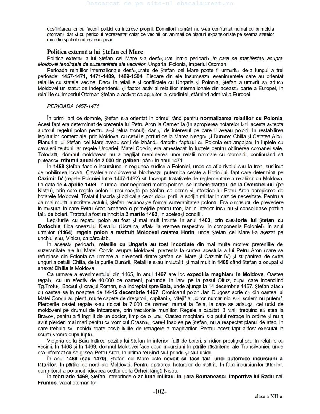 Descarcat de pe site-ul ebacalaureat.ro
Istorie
Sinteze
Bacalaureat
clasa a XII-a
(Descarcat de pe site-ul ebacalaureat.ro)
CUPRINS
Capitolu