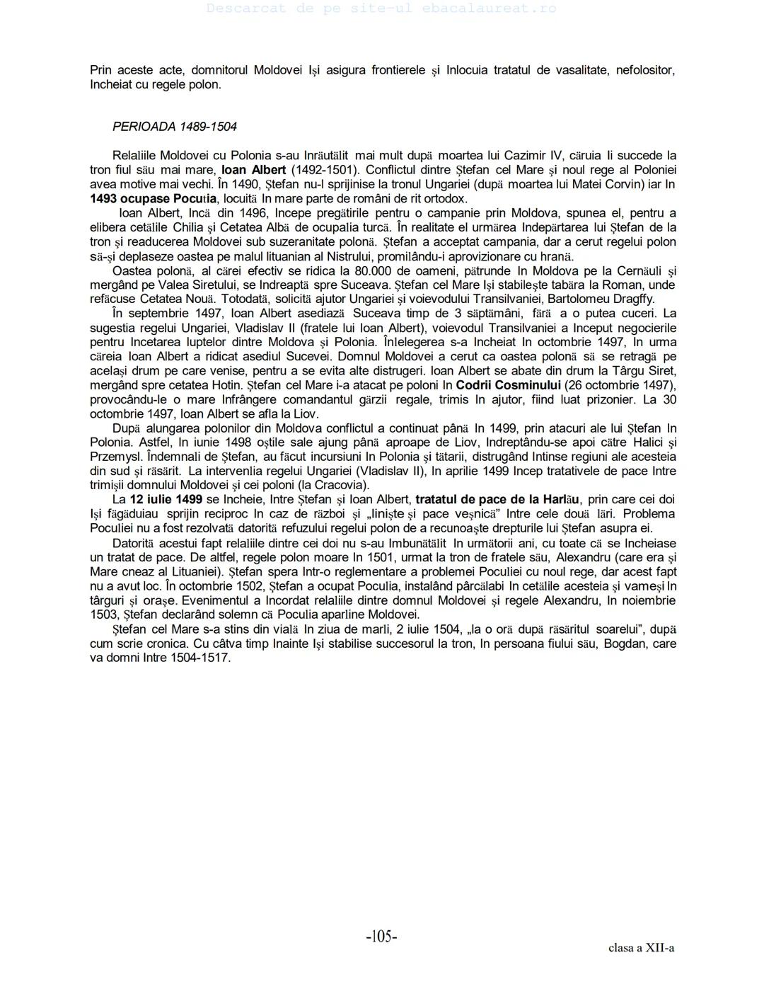 Descarcat de pe site-ul ebacalaureat.ro
Istorie
Sinteze
Bacalaureat
clasa a XII-a
(Descarcat de pe site-ul ebacalaureat.ro)
CUPRINS
Capitolu