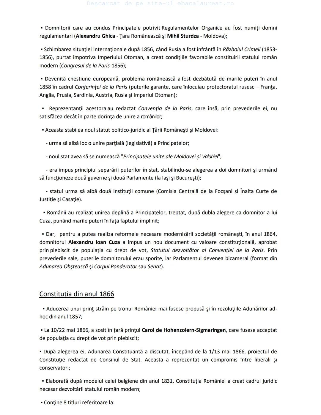 Descarcat de pe site-ul ebacalaureat.ro
Istorie
Sinteze
Bacalaureat
clasa a XII-a
(Descarcat de pe site-ul ebacalaureat.ro)
CUPRINS
Capitolu