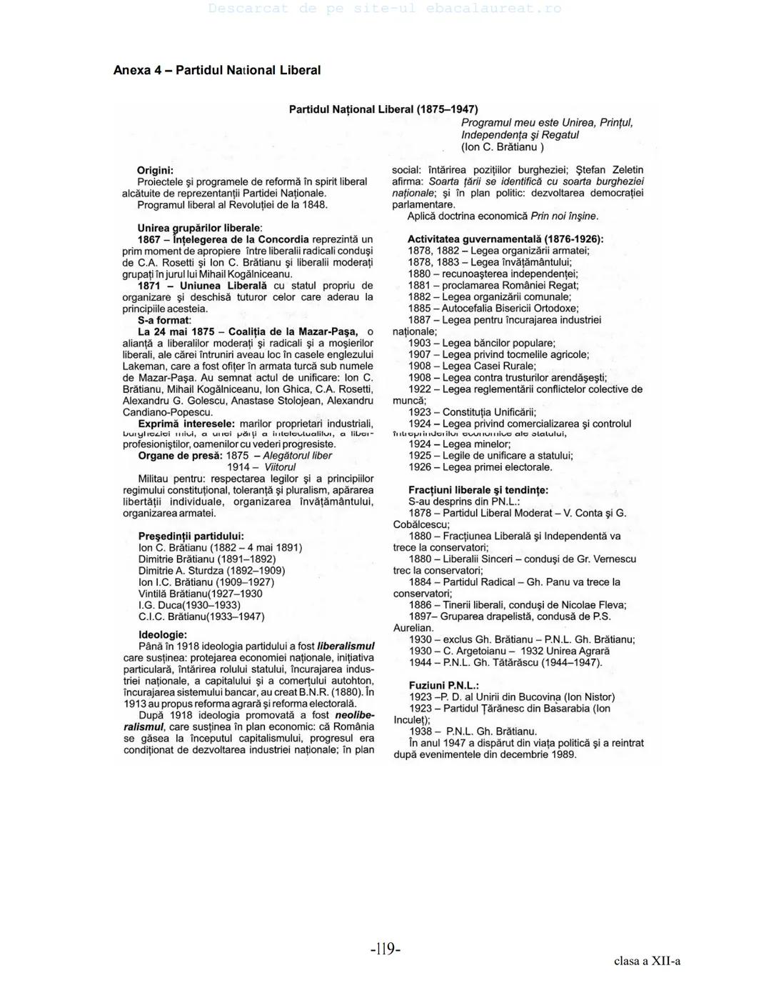 Descarcat de pe site-ul ebacalaureat.ro
Istorie
Sinteze
Bacalaureat
clasa a XII-a
(Descarcat de pe site-ul ebacalaureat.ro)
CUPRINS
Capitolu