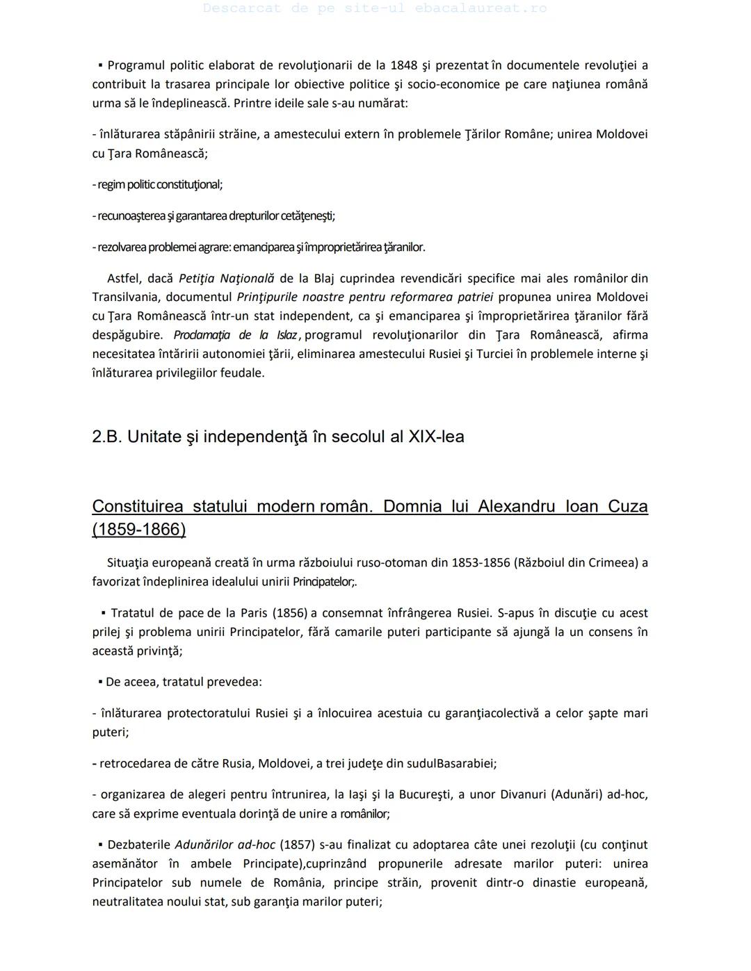 Descarcat de pe site-ul ebacalaureat.ro
Istorie
Sinteze
Bacalaureat
clasa a XII-a
(Descarcat de pe site-ul ebacalaureat.ro)
CUPRINS
Capitolu