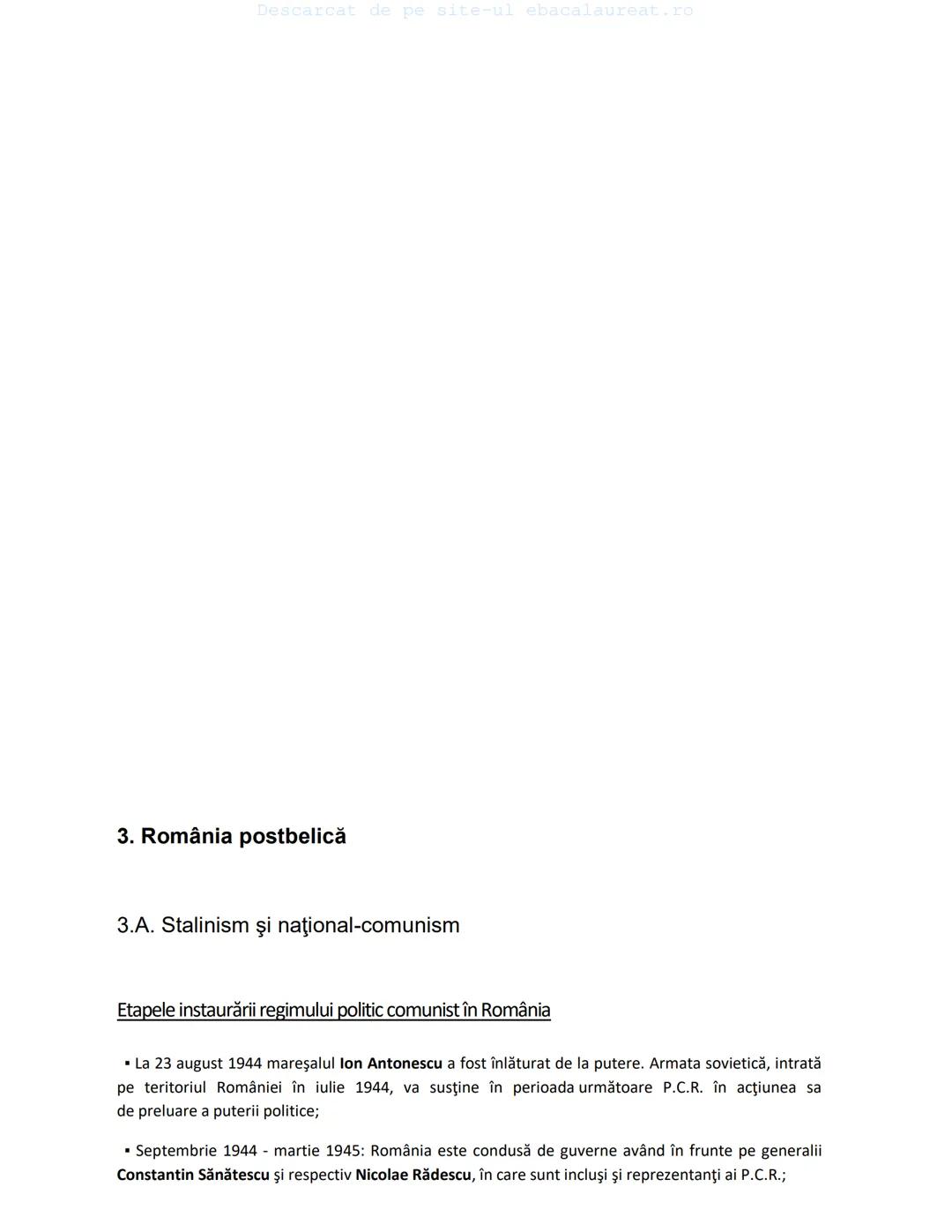 Descarcat de pe site-ul ebacalaureat.ro
Istorie
Sinteze
Bacalaureat
clasa a XII-a
(Descarcat de pe site-ul ebacalaureat.ro)
CUPRINS
Capitolu