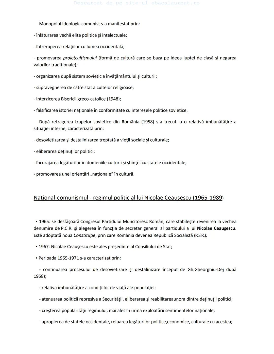 Descarcat de pe site-ul ebacalaureat.ro
Istorie
Sinteze
Bacalaureat
clasa a XII-a
(Descarcat de pe site-ul ebacalaureat.ro)
CUPRINS
Capitolu