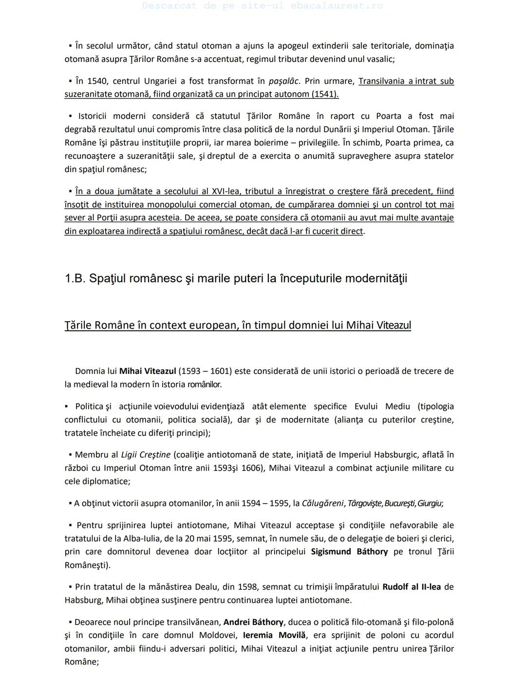 Descarcat de pe site-ul ebacalaureat.ro
Istorie
Sinteze
Bacalaureat
clasa a XII-a
(Descarcat de pe site-ul ebacalaureat.ro)
CUPRINS
Capitolu