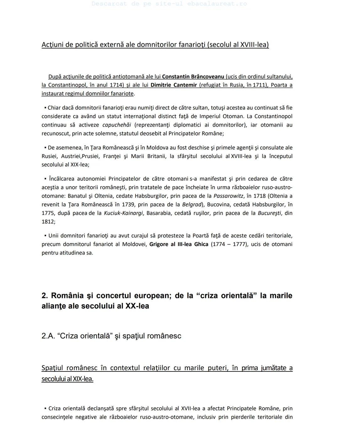 Descarcat de pe site-ul ebacalaureat.ro
Istorie
Sinteze
Bacalaureat
clasa a XII-a
(Descarcat de pe site-ul ebacalaureat.ro)
CUPRINS
Capitolu
