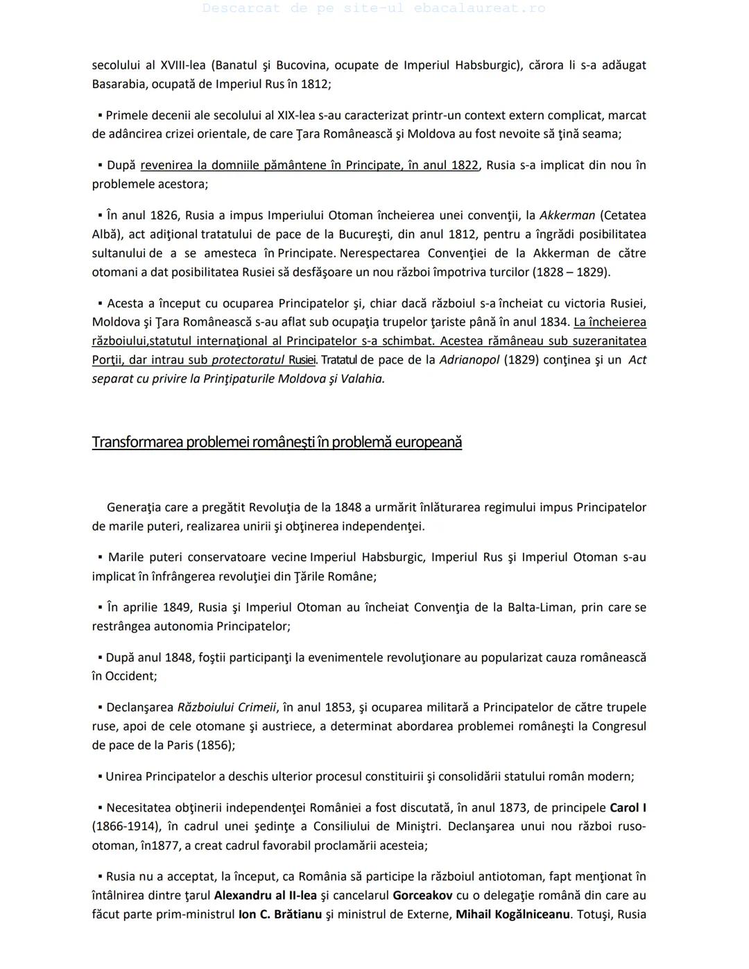 Descarcat de pe site-ul ebacalaureat.ro
Istorie
Sinteze
Bacalaureat
clasa a XII-a
(Descarcat de pe site-ul ebacalaureat.ro)
CUPRINS
Capitolu