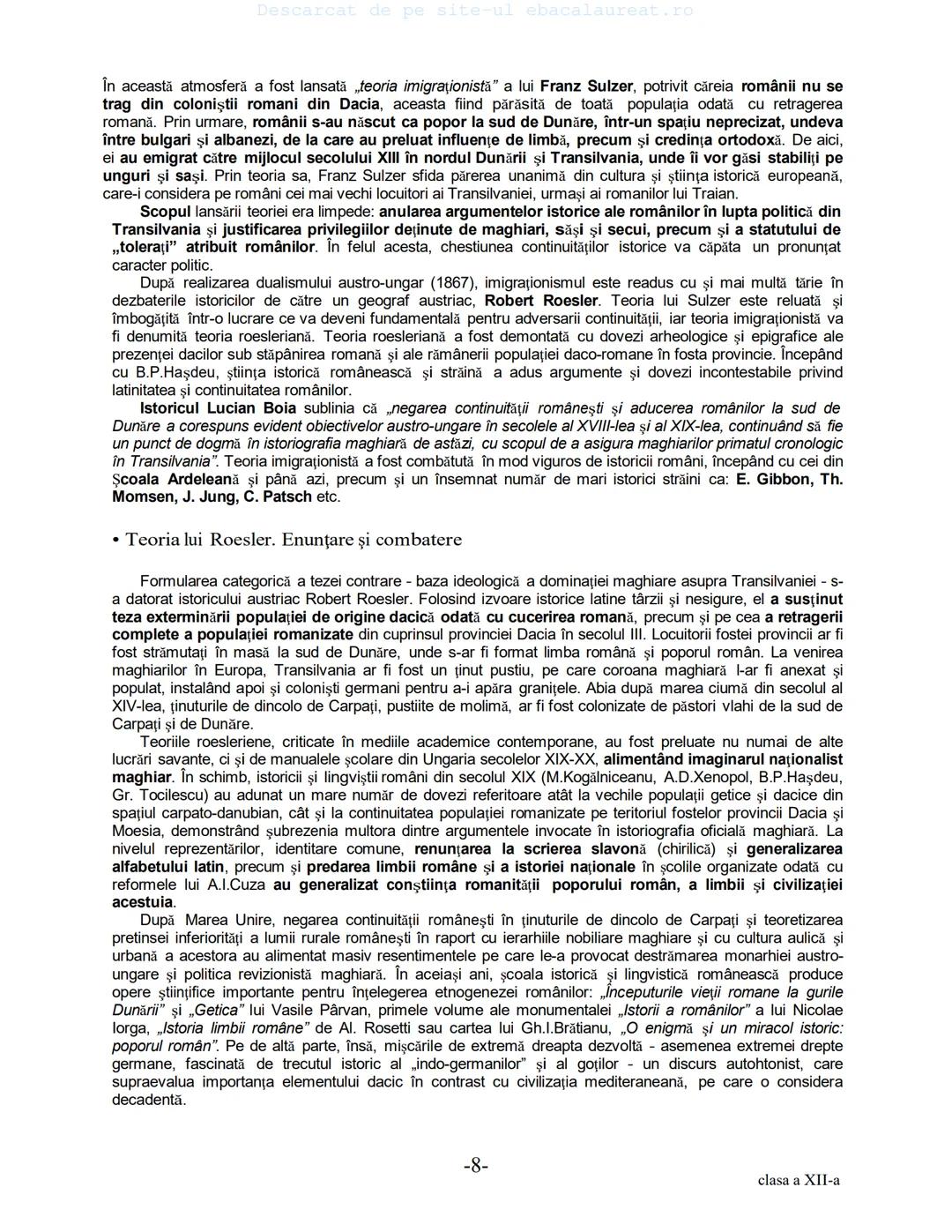 Descarcat de pe site-ul ebacalaureat.ro
Istorie
Sinteze
Bacalaureat
clasa a XII-a
(Descarcat de pe site-ul ebacalaureat.ro)
CUPRINS
Capitolu