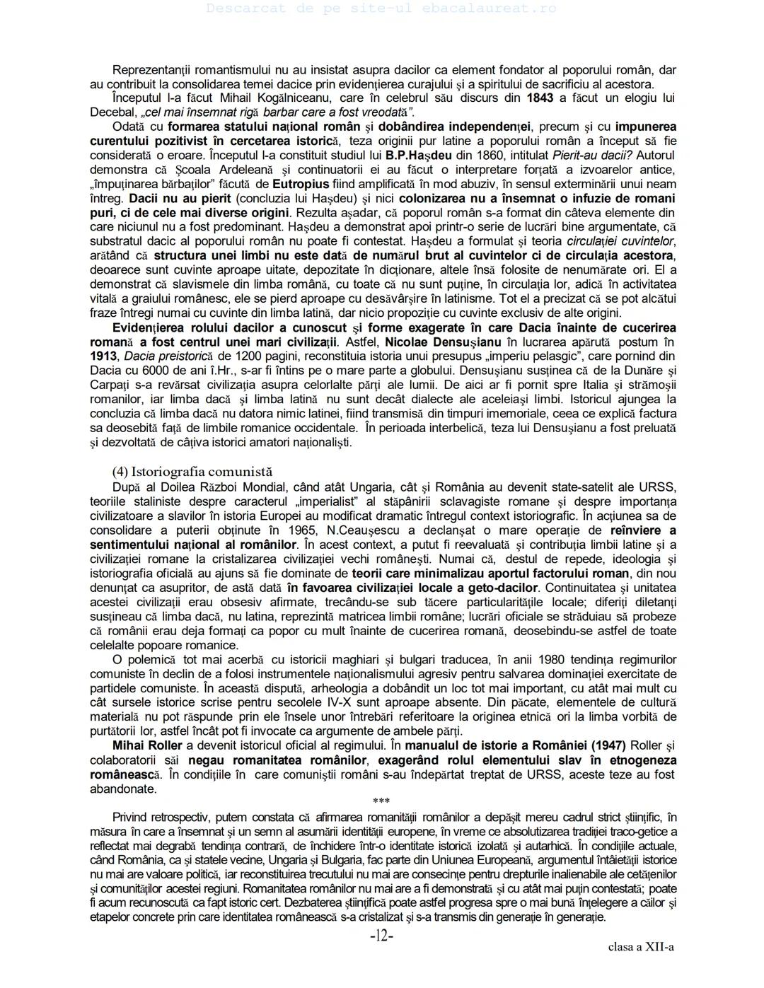 Descarcat de pe site-ul ebacalaureat.ro
Istorie
Sinteze
Bacalaureat
clasa a XII-a
(Descarcat de pe site-ul ebacalaureat.ro)
CUPRINS
Capitolu