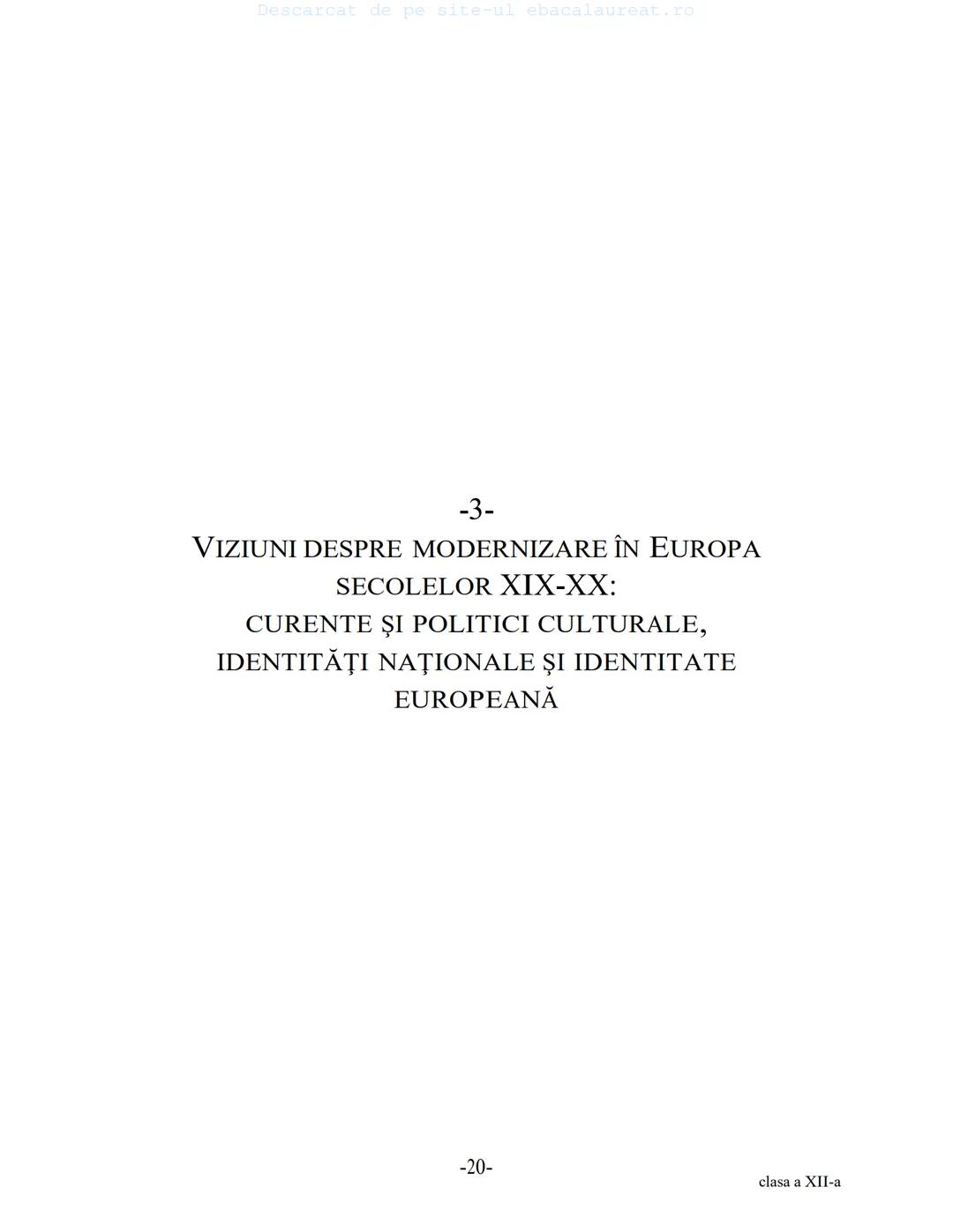 Descarcat de pe site-ul ebacalaureat.ro
Istorie
Sinteze
Bacalaureat
clasa a XII-a
(Descarcat de pe site-ul ebacalaureat.ro)
CUPRINS
Capitolu