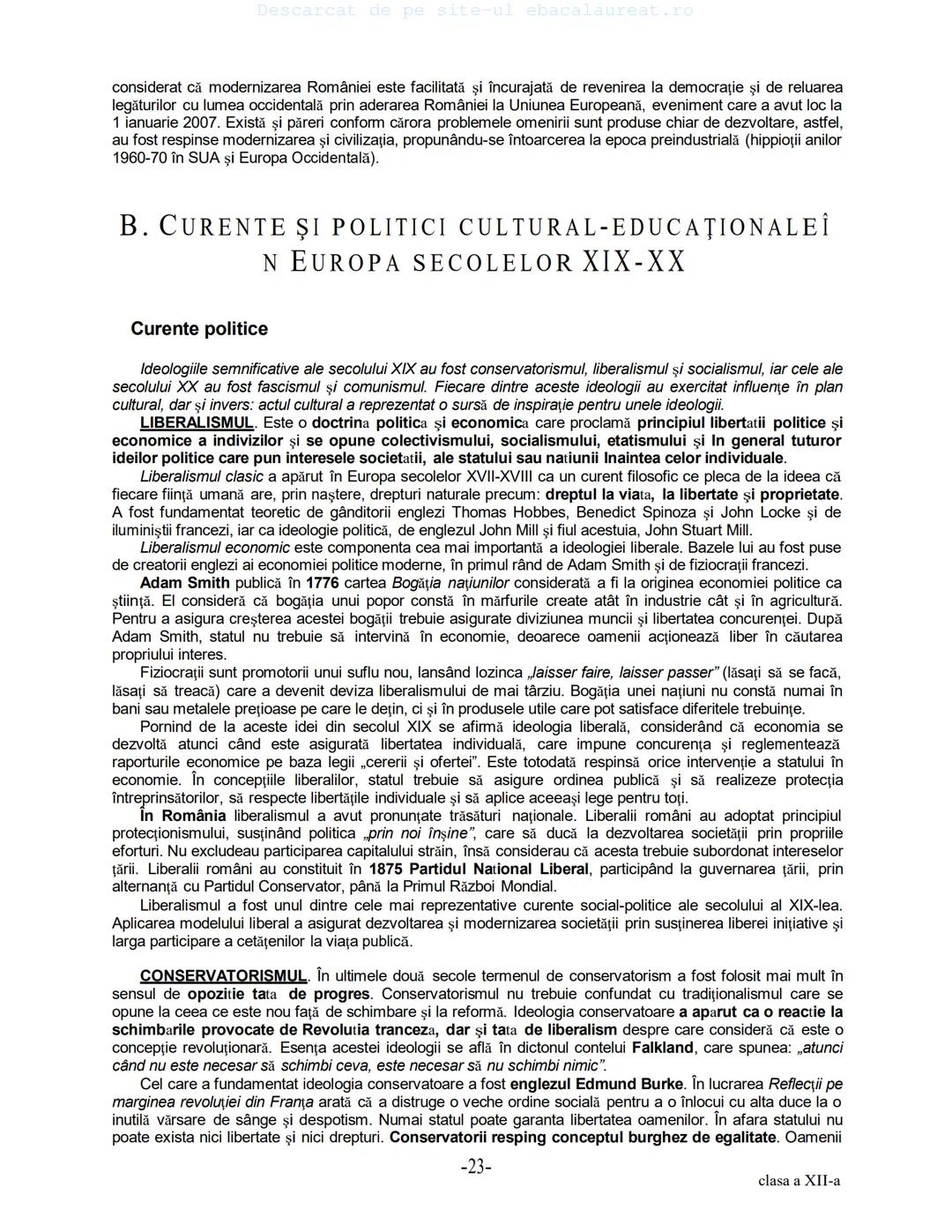 Descarcat de pe site-ul ebacalaureat.ro
Istorie
Sinteze
Bacalaureat
clasa a XII-a
(Descarcat de pe site-ul ebacalaureat.ro)
CUPRINS
Capitolu