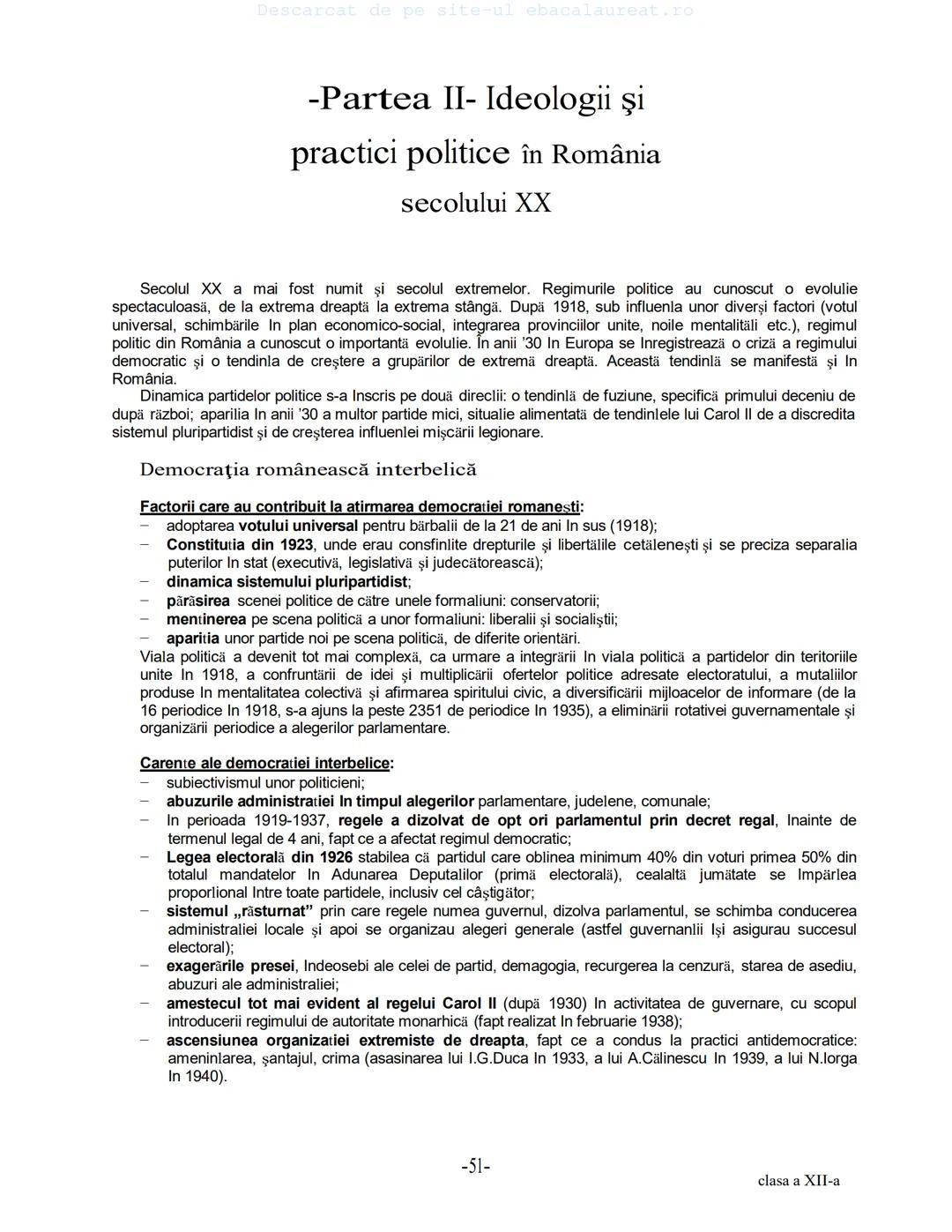 Descarcat de pe site-ul ebacalaureat.ro
Istorie
Sinteze
Bacalaureat
clasa a XII-a
(Descarcat de pe site-ul ebacalaureat.ro)
CUPRINS
Capitolu