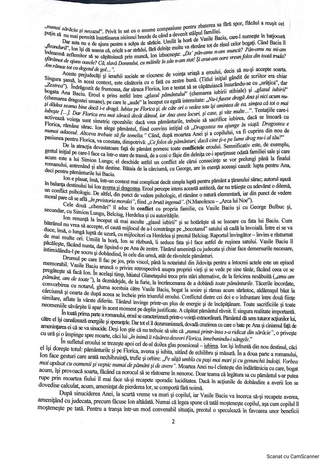 Particularităţile de construcție a unui personaj dintr-un text aparținanu
Ion
Personajul (actantul, actorul") constituie principalul centru
