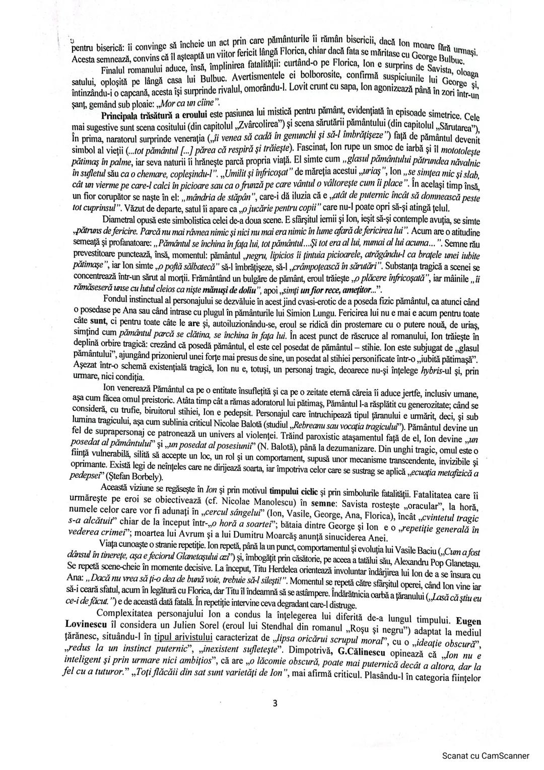 Particularităţile de construcție a unui personaj dintr-un text aparținanu
Ion
Personajul (actantul, actorul") constituie principalul centru