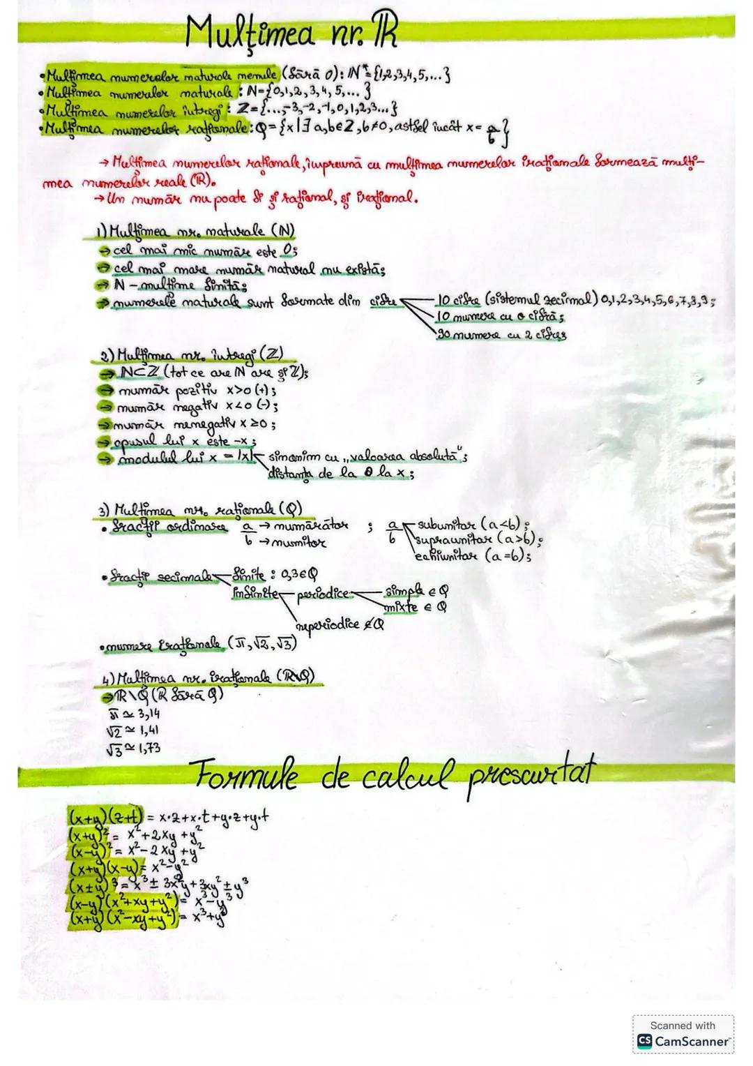 # Intervale
- mulțimea de mulțimi $\xi$ de element al mulțimii este o mulțime fundamentală (acceptați fără demonstrație)
- în general - mul