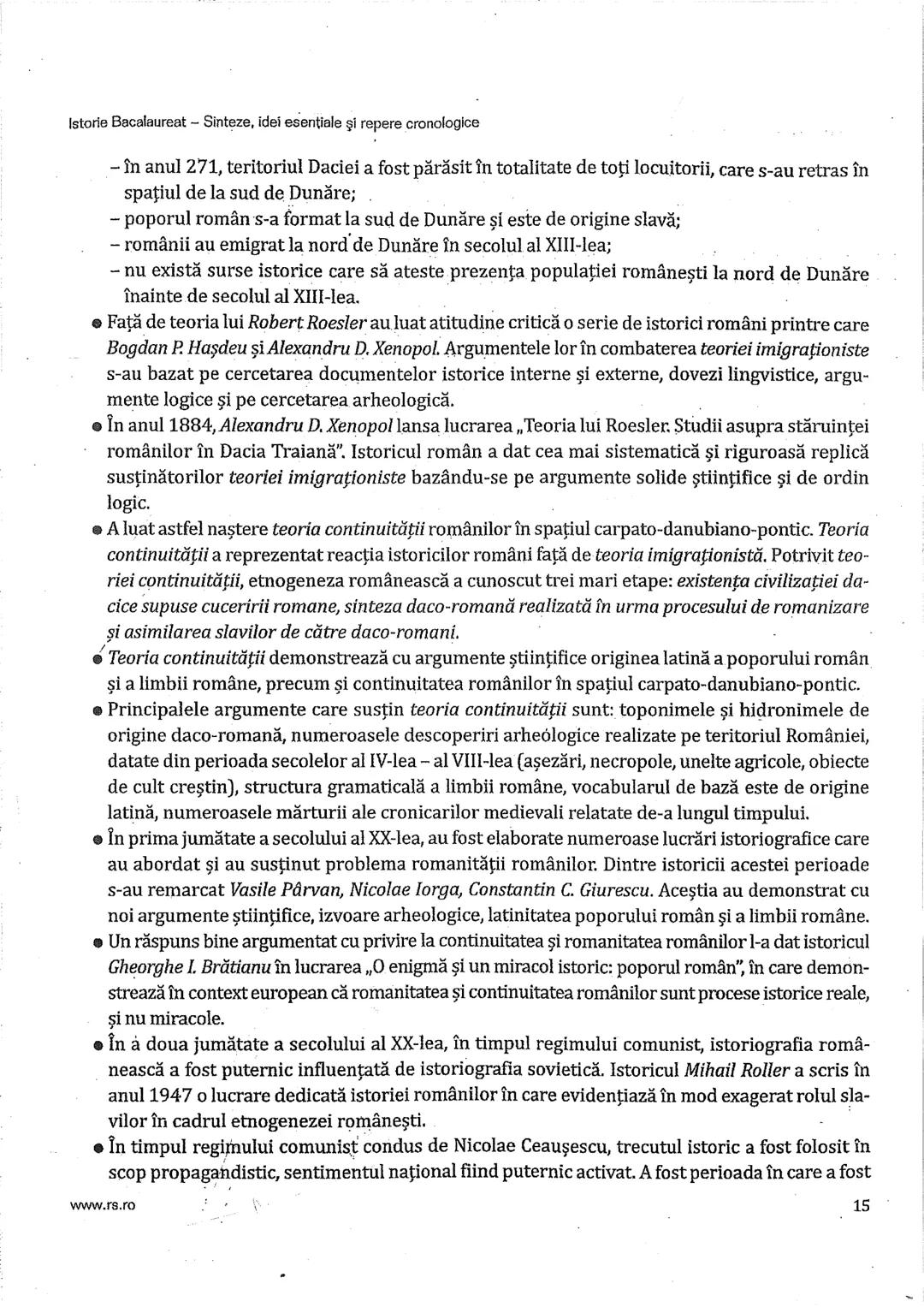 # Cap?
Istorie Bacalaureat - Sinteze, idei esenţiale şi repere cronologice
# Romanitatea românilor în viziunea istoricilor
## Ce reprezint