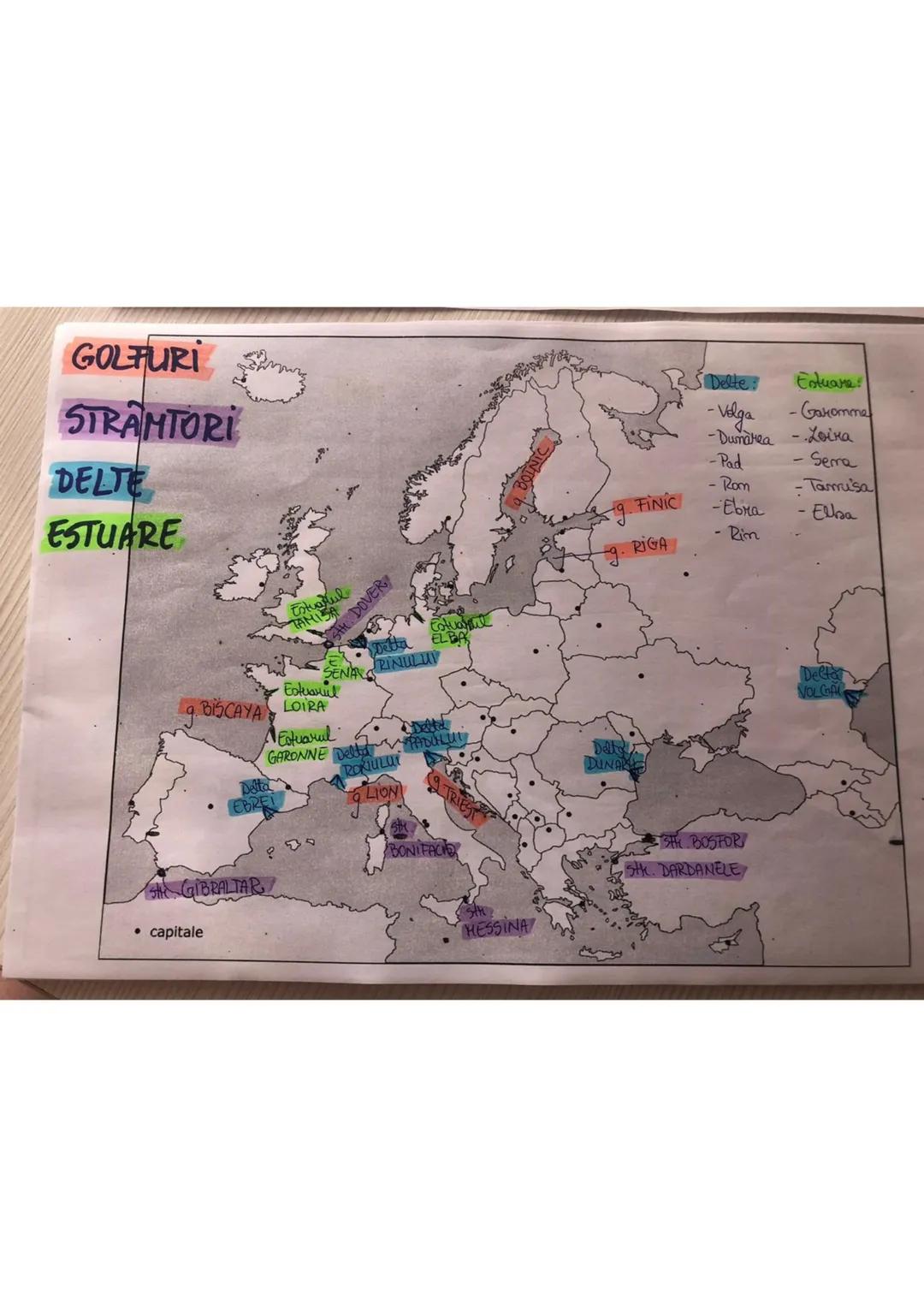 LIMITE
N-OCEANUL
ARCTIC
Copul Nord
V-OCEANUL
ATLANTIC
UNCARIA
UCRAINA
GERBIETY PULGARIA
NEAGRA
Capel
Roca
Capul Tarif
* capitale
S-