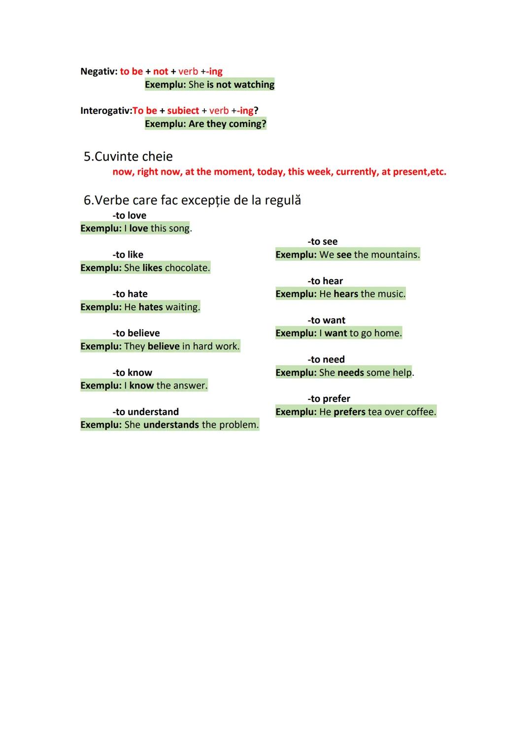 7 Prezentul Continuu (Present
Continuous}
1. Definiția Prezentului Continuu
Prezentul continuu este un timp verbal folosit pentru a exprima