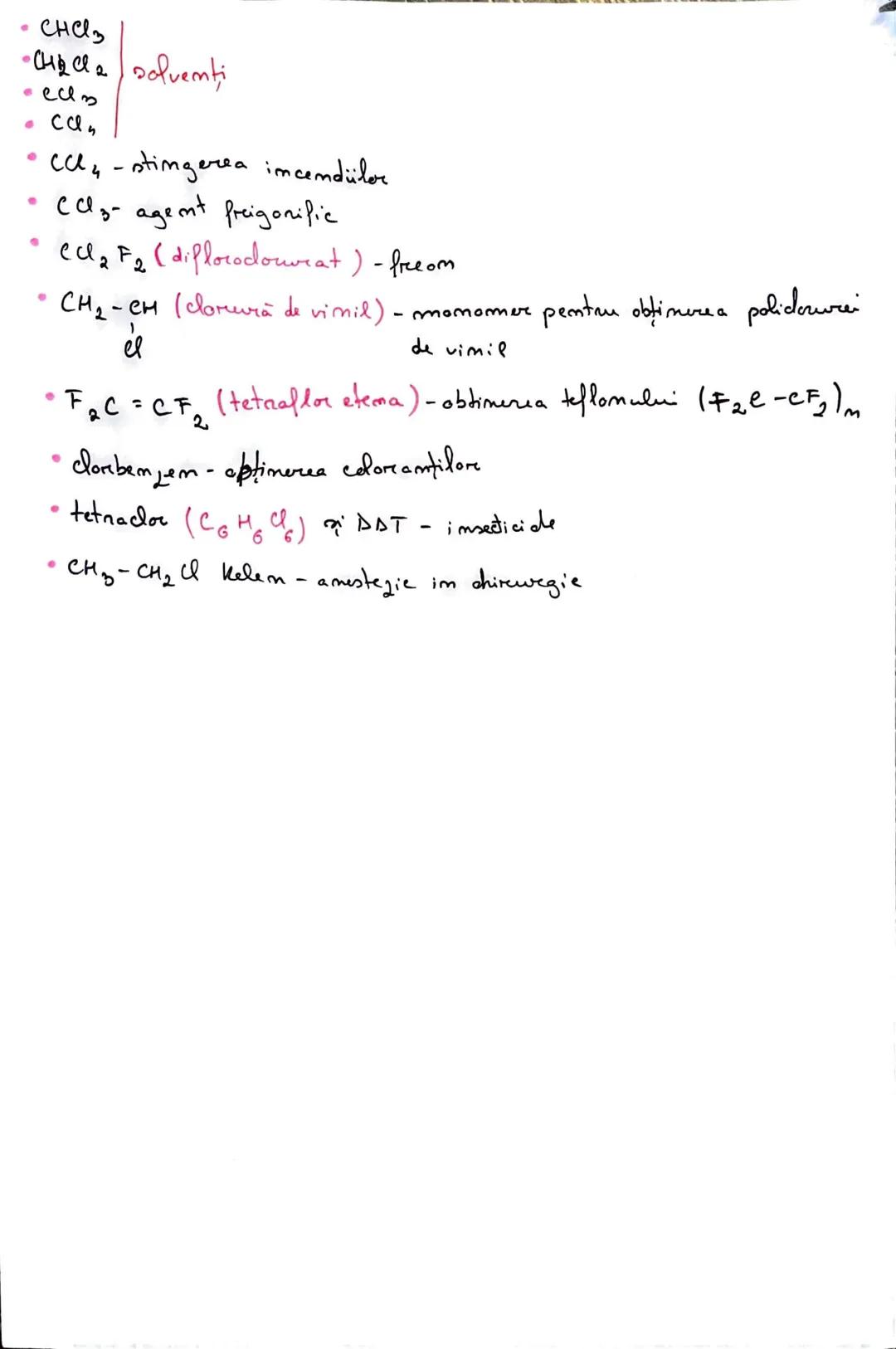 Derivati
halogenati --- OCR Start ---
DERIVATII HALOGENATI ount compuşi organici ce comtim în modicula lor
I sau mai multi halogeni legati