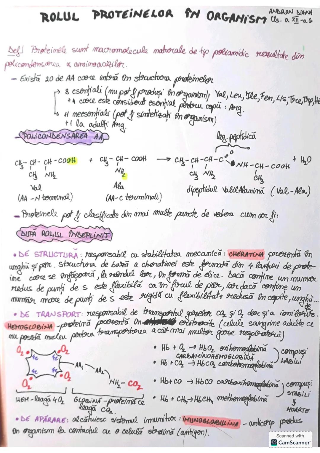 # AMINOACİZİ ŞI PROTEINE
• Aminoacizii sunt compuşi DIFUNCTIONALI (cu suncţiumi HixTE) core confim atât grupa
amsime Ente) cât şi grupa car