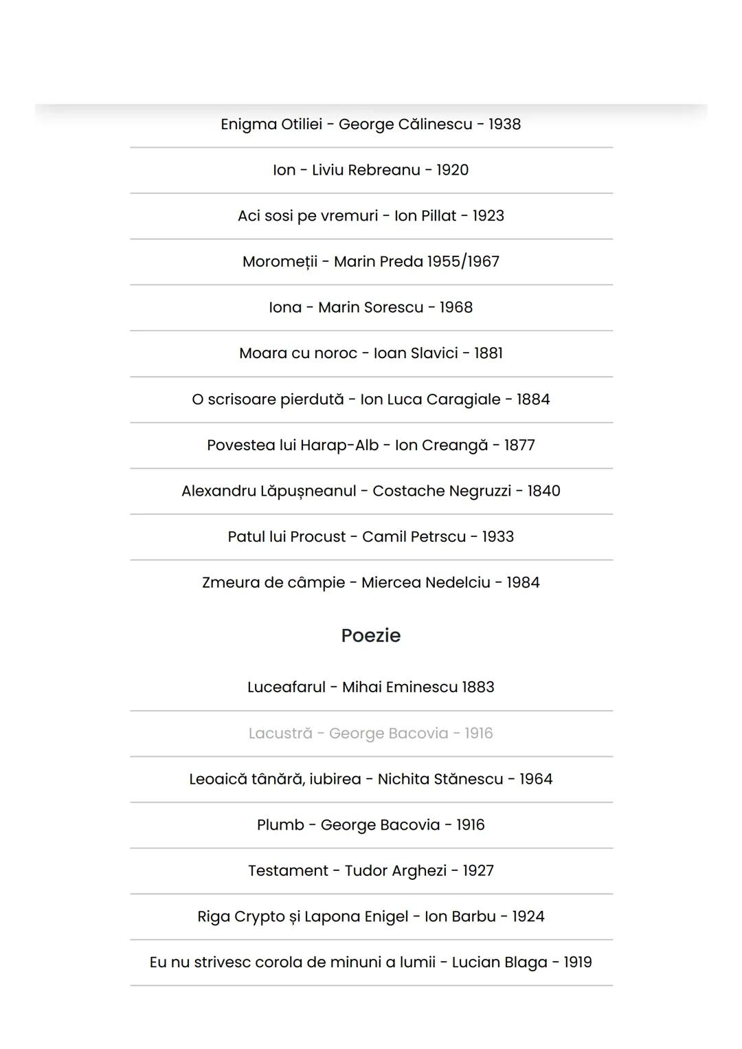 # BAC ROMÂNĂ
Lacustră
George Bacovia
~1916~
Citat: Despre G. Bacovia, N. Manolescu afirma ca este
simbolist prin formatie, dar care isi de