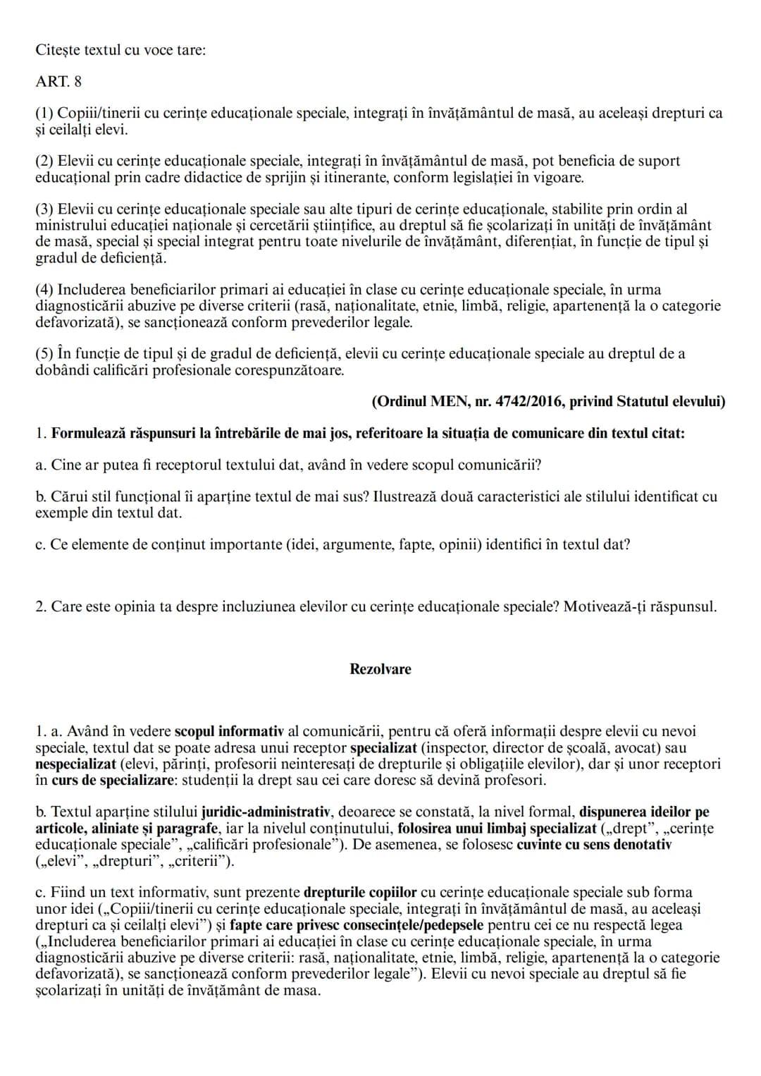 # Competenţele lingvistice
1. Aspecte teoretice
1. Comunicarea
Elementele situației de comunicare sunt:
* Emiţătorul este cel care tra