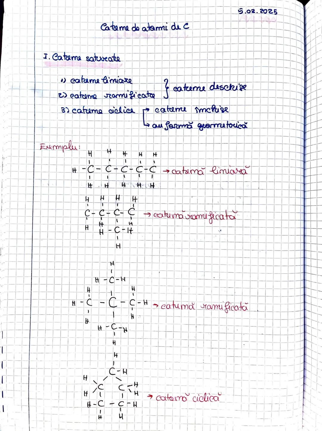 5.02.2025
Catreme de atarmi de C
I. Catreme satuveate
1) cateme limiare
& catreme deschise
2) eaterme ramificatre
3) catreme ciclice
catume