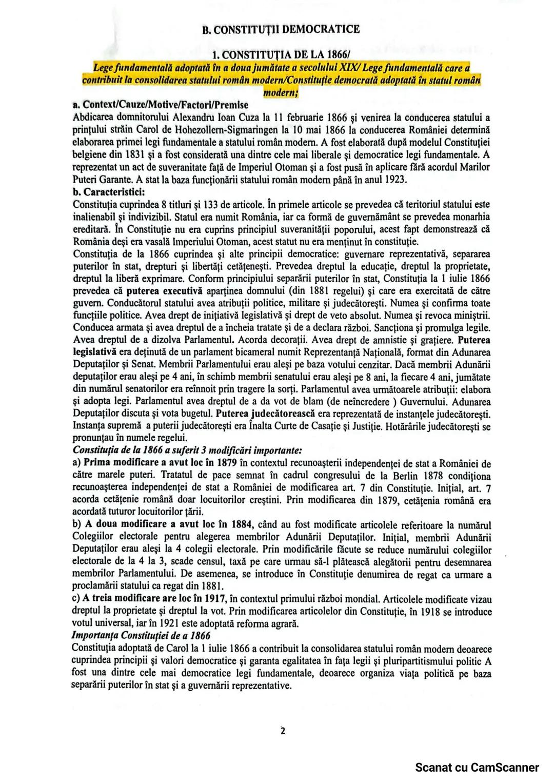 # CONSTITUŢIILE ROMÂNIEI
INTRODUCERE ESEU:
Constituţia este legea fundamentală a unui stat care cuprinde prevederi referitoare la organizar