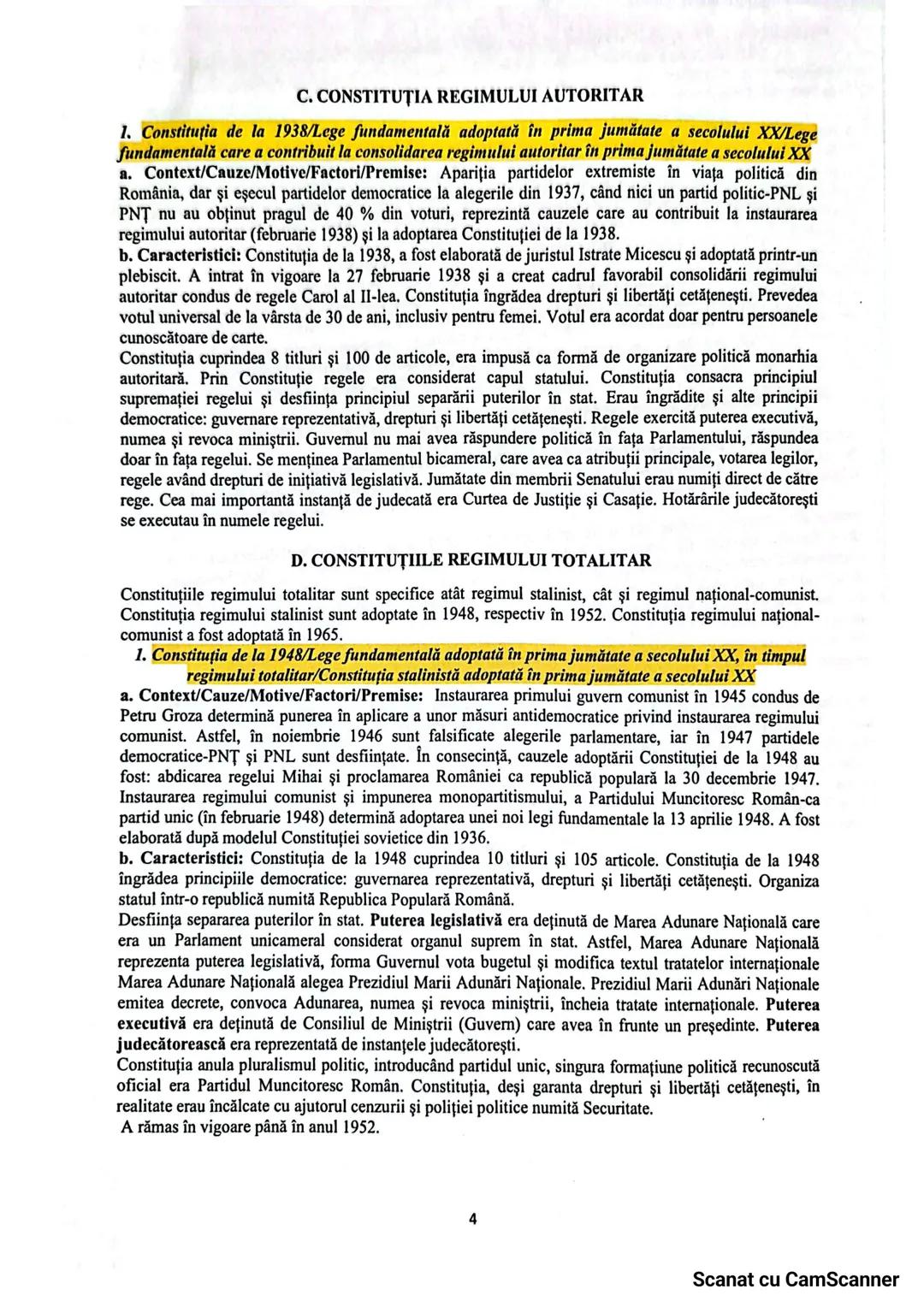 # CONSTITUŢIILE ROMÂNIEI
INTRODUCERE ESEU:
Constituţia este legea fundamentală a unui stat care cuprinde prevederi referitoare la organizar