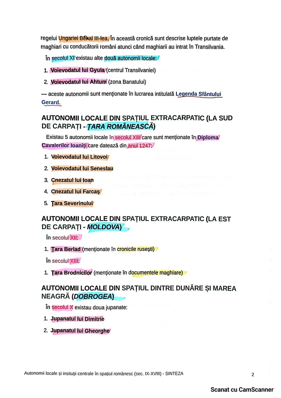 # Autonomii locale și insituții
centrale în spațiul românesc
(sec. IX-XVIII) - SINTEZA
INTRODUCERE
ROMANII POPULARI
Înainte de formarea sta